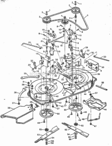 Part Location Diagram of 403228 Craftsman Complete Mower