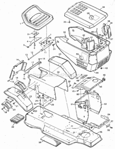 Part Location Diagram of 91918E601 Craftsman Grille