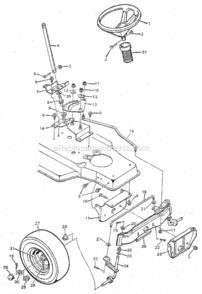 Part Location Diagram of 91708E701 Craftsman Bracket