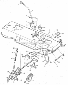 Page D Diagram and Parts List for 502254981  Craftsman Lawn Tractor