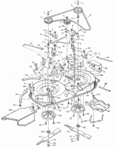 Page E Diagram and Parts List for 502254981  Craftsman Lawn Tractor