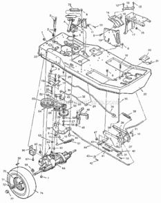Page B Diagram and Parts List for 502255060  Craftsman Lawn Tractor