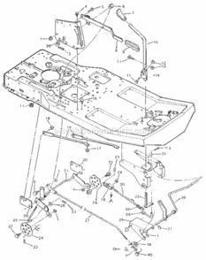 Page D Diagram and Parts List for 502255060  Craftsman Lawn Tractor