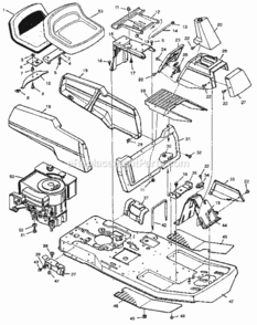 Part Location Diagram of 92445 Craftsman Seat