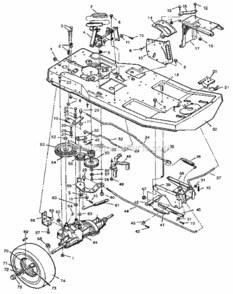 Page B Diagram and Parts List for 502255071  Craftsman Lawn Tractor