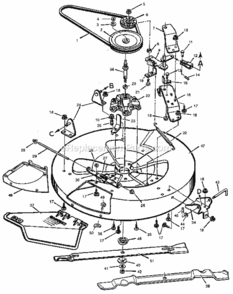 Page E Diagram and Parts List for 502255071  Craftsman Lawn Tractor