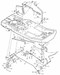 Page D Diagram and Parts List for 502255090  Craftsman Lawn Tractor