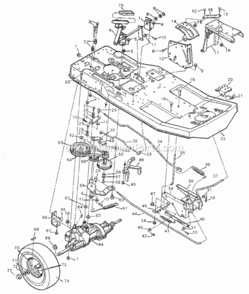 Page B Diagram and Parts List for 502255091  Craftsman Lawn Tractor