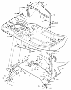 Page D Diagram and Parts List for 502255091  Craftsman Lawn Tractor