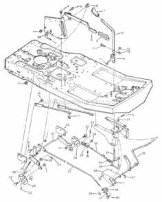 Page D Diagram and Parts List for 502255092  Craftsman Lawn Tractor