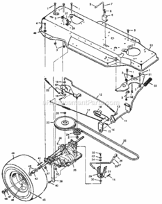 Part Location Diagram of 92501E700 Craftsman Guide