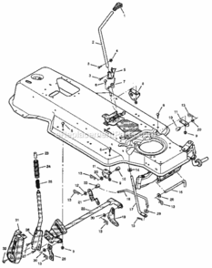 Page E Diagram and Parts List for 502255110  Craftsman Lawn Tractor