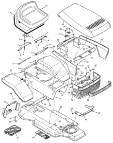 Part Location Diagram of 44X3689 Craftsman Decal