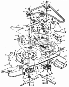 Page F Diagram and Parts List for 502255120  Craftsman Lawn Tractor