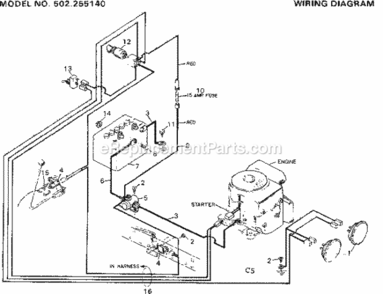 Part Location Diagram of 23786 Craftsman Cable