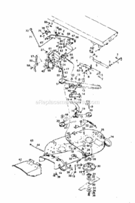 Page E Diagram and Parts List for 502255141  Craftsman Lawn Tractor
