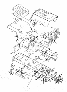 Page A Diagram and Parts List for 502255151  Craftsman Lawn Tractor