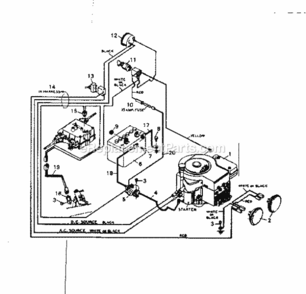 Page D Diagram and Parts List for 502255151  Craftsman Lawn Tractor