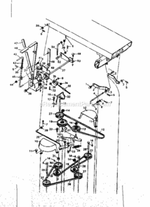 Page E Diagram and Parts List for 502255151  Craftsman Lawn Tractor