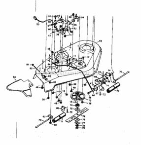 Page F Diagram and Parts List for 502255151  Craftsman Lawn Tractor