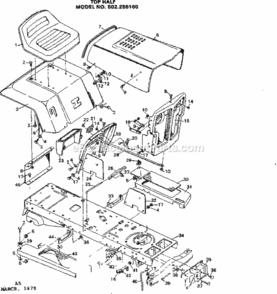 Part Location Diagram of 23872 Craftsman Plate