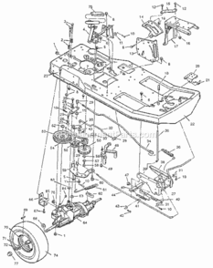 Page B Diagram and Parts List for 502255170  Craftsman Lawn Tractor