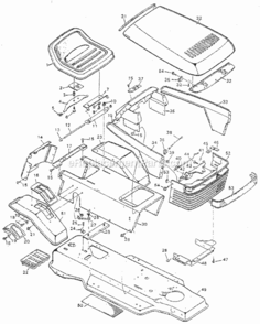 Page A Diagram and Parts List for 502255192  Craftsman Lawn Tractor