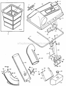 Page H Diagram and Parts List for 502255192  Craftsman Lawn Tractor