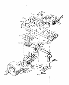 Page D Diagram and Parts List for 502255291  Craftsman Lawn Tractor
