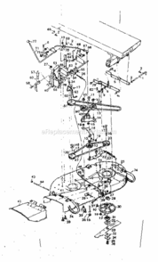 Page E Diagram and Parts List for 502255291  Craftsman Lawn Tractor