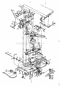 Page E Diagram and Parts List for 502255292  Craftsman Lawn Tractor