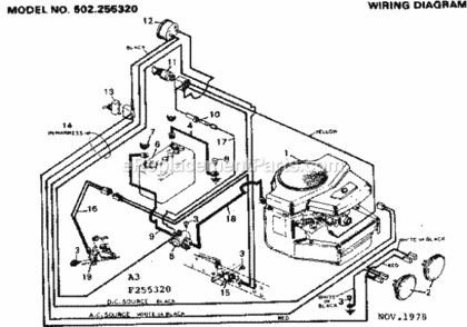 Part Location Diagram of 23950PA Craftsman Engine