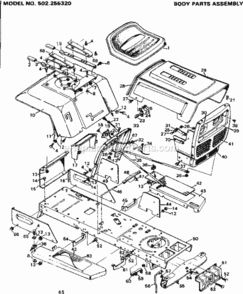 Part Location Diagram of 24004E Craftsman Hinge