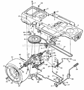 Page D Diagram and Parts List for 502255380  Craftsman Lawn Tractor