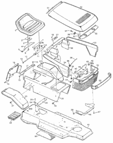 Page A Diagram and Parts List for 502255531  Craftsman Lawn Tractor