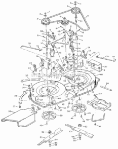 Page E Diagram and Parts List for 502255531  Craftsman Lawn Tractor