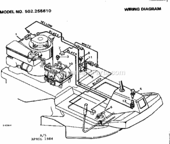 Part Location Diagram of 24726 Craftsman Wiring