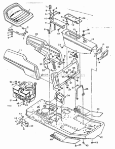 Page A Diagram and Parts List for 502255622  Craftsman Lawn Tractor
