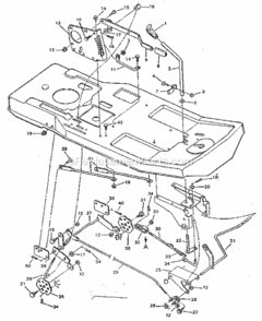Page D Diagram and Parts List for 502255622  Craftsman Lawn Tractor