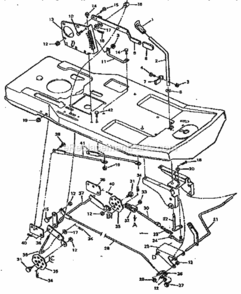 Page D Diagram and Parts List for 502255623  Craftsman Lawn Tractor