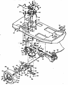 Part Location Diagram of 55281Z Craftsman Guide