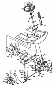 Page D Diagram and Parts List for 502255630  Craftsman Lawn Tractor