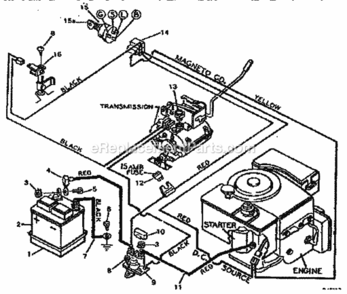 Page A Diagram and Parts List for 502255631  Craftsman Lawn Tractor