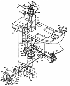 Page C Diagram and Parts List for 502255631  Craftsman Lawn Tractor