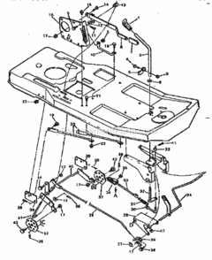 Page E Diagram and Parts List for 502255631  Craftsman Lawn Tractor
