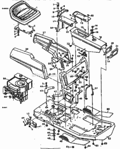 Page A Diagram and Parts List for 502255632  Craftsman Lawn Tractor