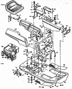 Page A Diagram and Parts List for 502255633  Craftsman Lawn Tractor