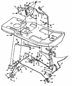 Page D Diagram and Parts List for 502255633  Craftsman Lawn Tractor