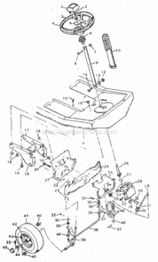 Page D Diagram and Parts List for 502255634  Craftsman Lawn Tractor