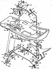 Page D Diagram and Parts List for 502255641  Craftsman Lawn Tractor